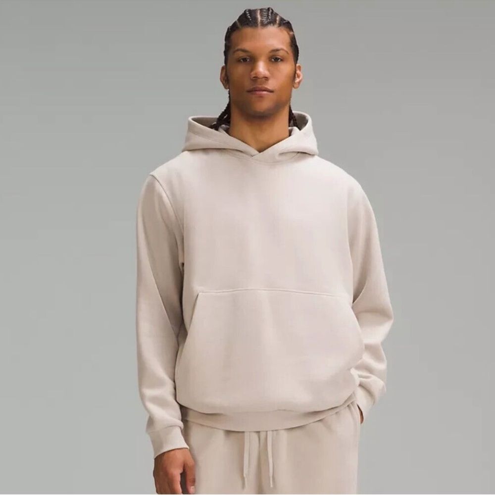 Lululemon Athletica Steady State Hoodie Mojave Tan Men’s Large Fleece Pullover